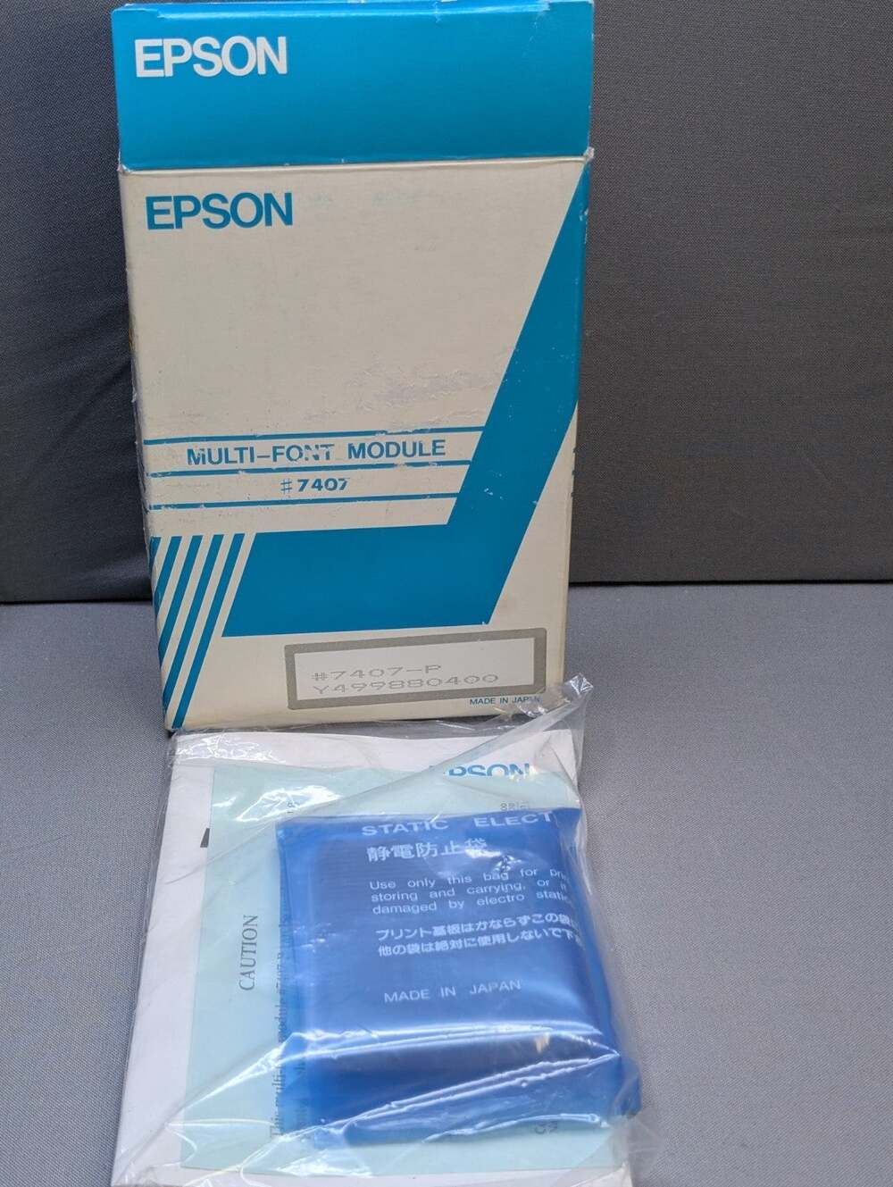 Epson 7407 Multi-Font Module 7407-PVintage Dot Matrix Printer Accessory Boxed